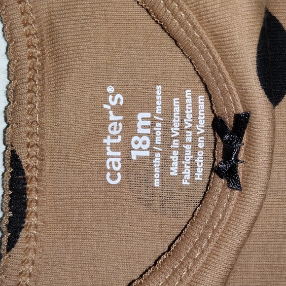 Carter's Girls Polka Dot Onesie 18 Months New No Tags - Picture 2 of 6